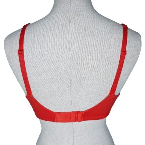 Victoria's Secret Lined Perfect Coverage Bra sz 32DDD * Red Body by Victoria - Picture 3 of 7